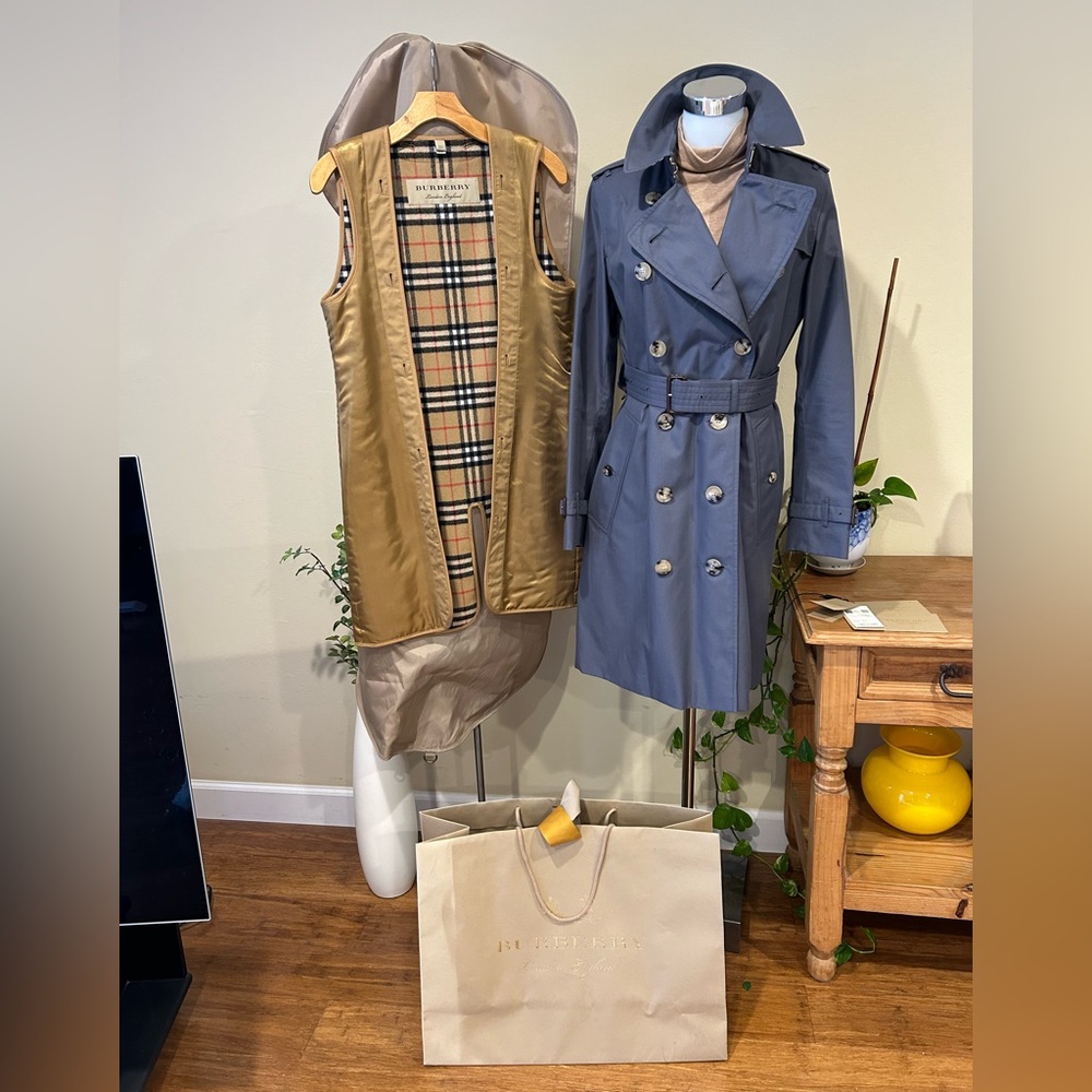 ‼️SOLD‼️EXTRA PHOTOS BURBERRY Kensington Limited Edition + Removable Lining - Picture 4 of 17